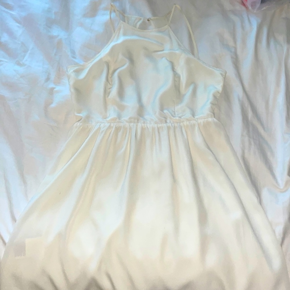 Cream dress, worn once, size 8